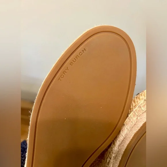 Tory Burch Raffia Flat Espadrilles 9.5 - Picture 6 of 8